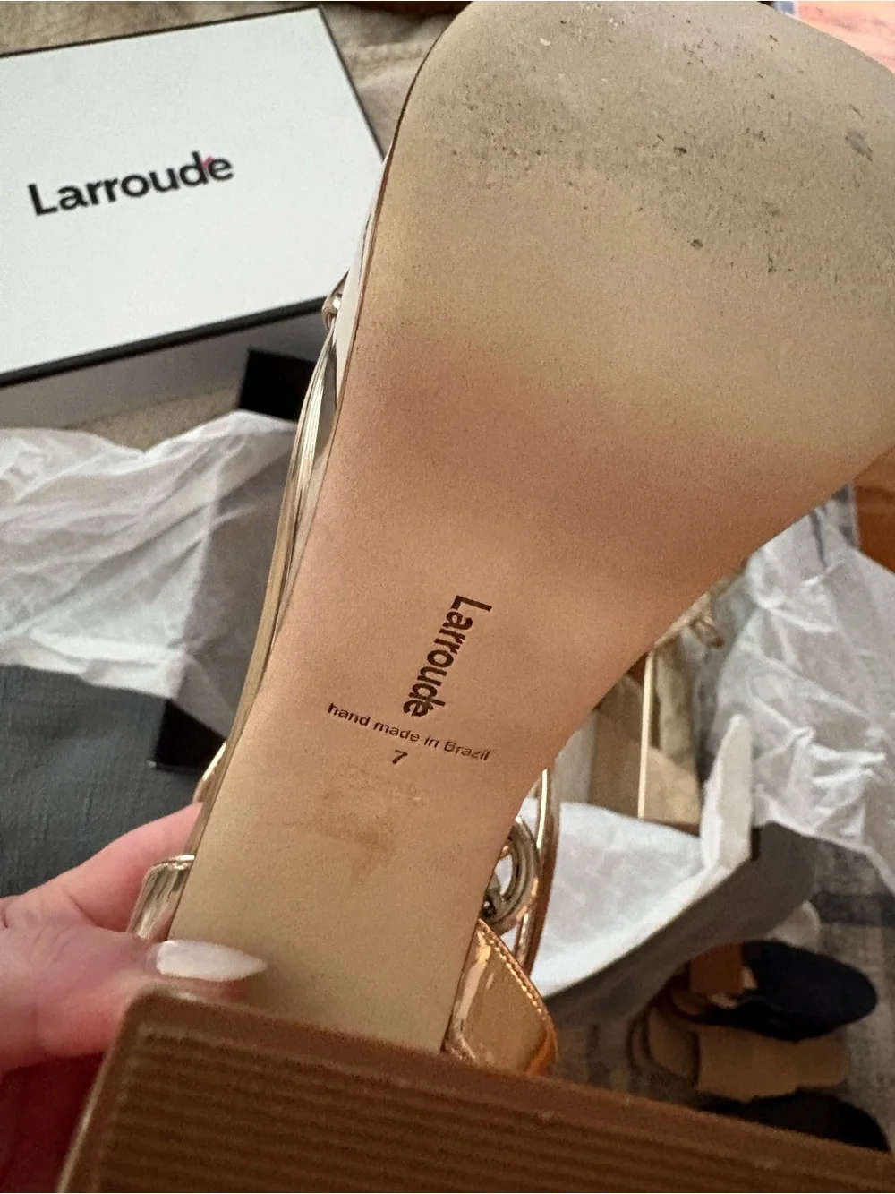 Larroude Dolly Platform Sandal